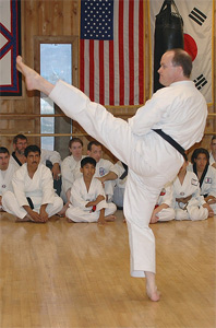 Master Johnson Kicking